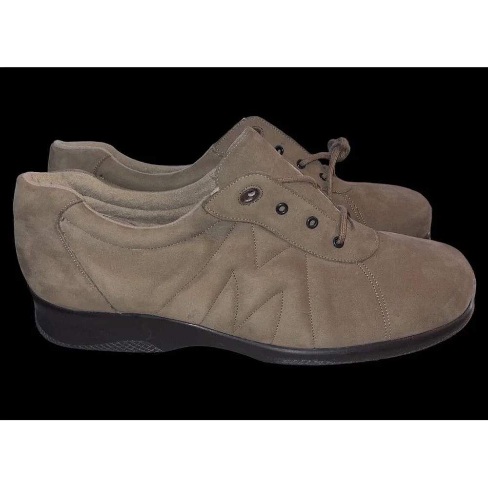 Munro Park Birch Leather Nubuck Walking Casual Shoes Men's Sz 12 WW Suede